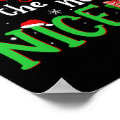 Naughty is de nieuwe mooie kerstman uit Nice Poster (Hoek)