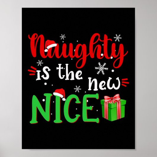 Naughty is de nieuwe mooie kerstman uit Nice Poster (Voorkant)