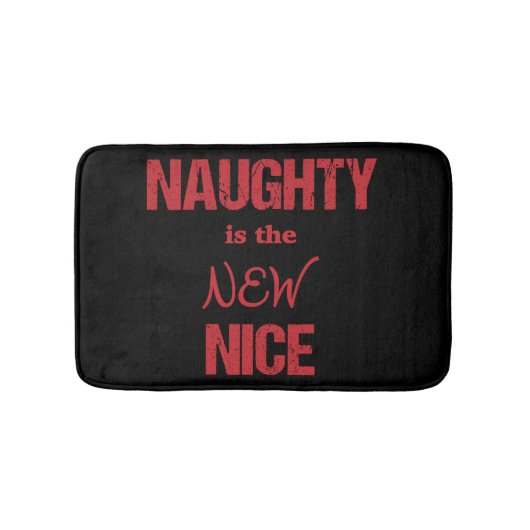 Naughty is het NIEUWE Nice Badmat (Voorkant)