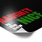 Naughty is het nieuwe Nice Foto Afdruk (Hoek)