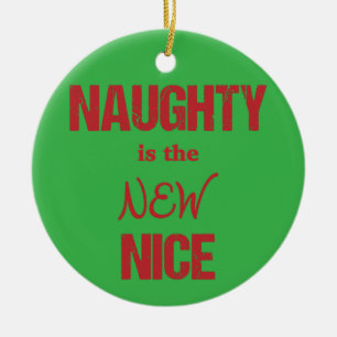 Naughty is het NIEUWE Nice Keramisch Ornament
