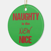 Naughty is het NIEUWE Nice Keramisch Ornament (Links)