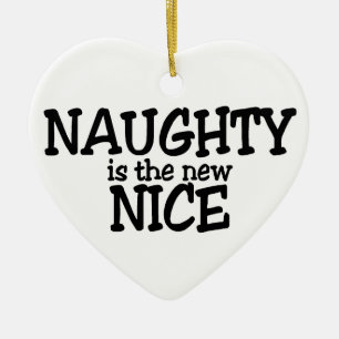 Naughty is het nieuwe Nice Keramisch Ornament