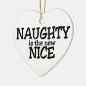 Naughty is het nieuwe Nice Keramisch Ornament (Links)