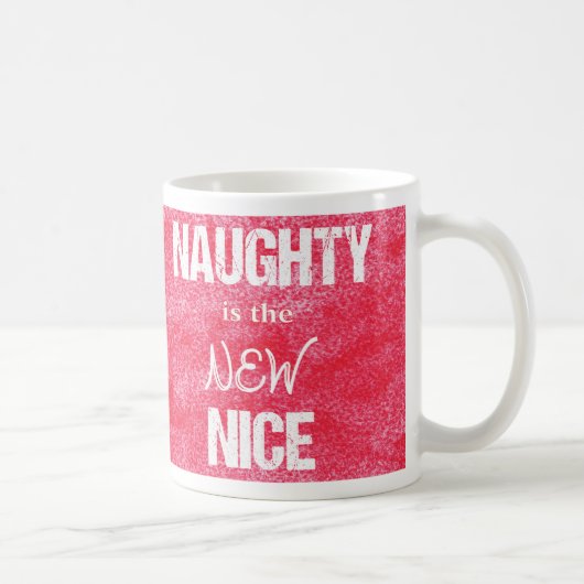Naughty is het NIEUWE Nice Koffiemok (Rechts)