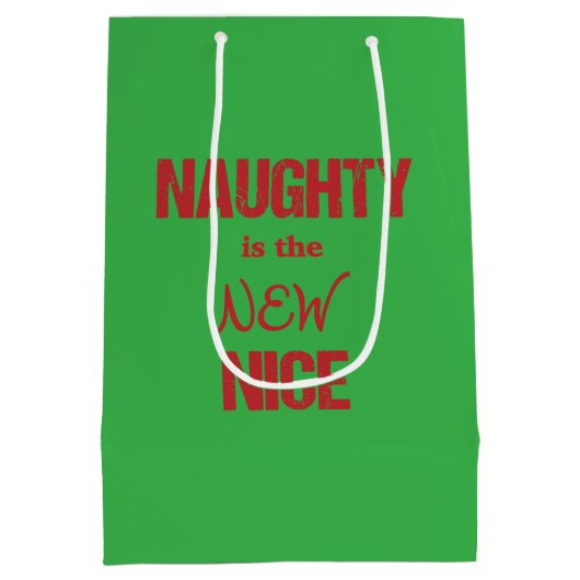 Naughty is het NIEUWE Nice Medium Cadeauzakje (Achterkant)