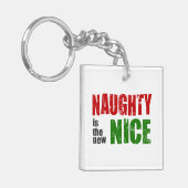 Naughty is het nieuwe Nice Sleutelhanger (Voorkant Links)