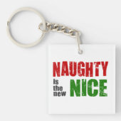 Naughty is het nieuwe Nice Sleutelhanger (Voorkant)