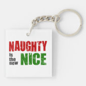 Naughty is het nieuwe Nice Sleutelhanger (Achterkant)