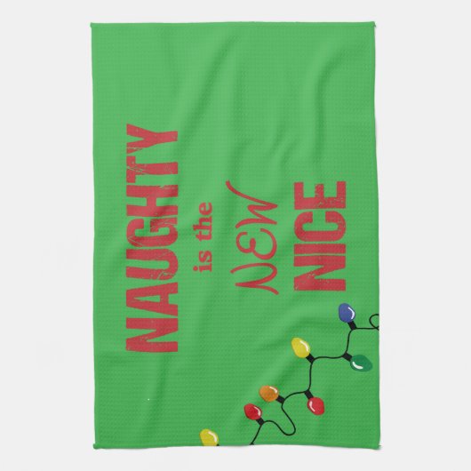 Naughty is het NIEUWE Nice Theedoek (Verticaal)