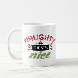 Naughty Is The New Nice Christmas Koffiemok
