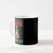 Naughty Is The New Nice Christmas Santa Xmas Premi Koffiemok (Voorkant links)
