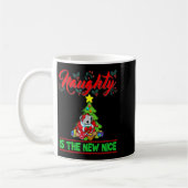 Naughty Is The New Nice Christmas Santa Xmas Premi Koffiemok (Links)