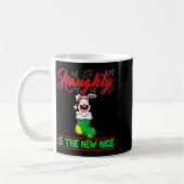 Naughty Is The New Nice Christmas Santa Xmas Premi Koffiemok (Links)