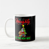 Naughty Is The New Nice Christmas Santa Xmas Premi Koffiemok (Links)