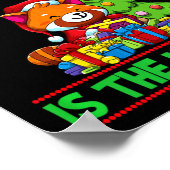 Naughty Is The New Nice Christmas Santa Xmas Premi Poster (Hoek)