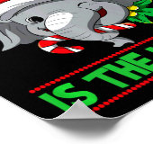 Naughty Is The New Nice Christmas Santa Xmas Premi Poster (Hoek)