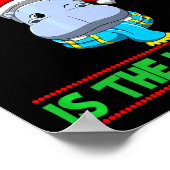 Naughty Is The New Nice Christmas Santa Xmas Premi Poster (Hoek)