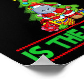 Naughty Is The New Nice Christmas Santa Xmas Premi Poster (Hoek)