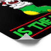 Naughty Is The New Nice Christmas Santa Xmas Premi Poster (Hoek)