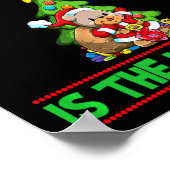 Naughty Is The New Nice Christmas Santa Xmas Premi Poster (Hoek)