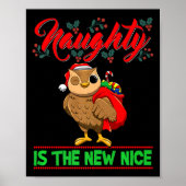 Naughty Is The New Nice Christmas Santa Xmas Premi Poster (Voorkant)