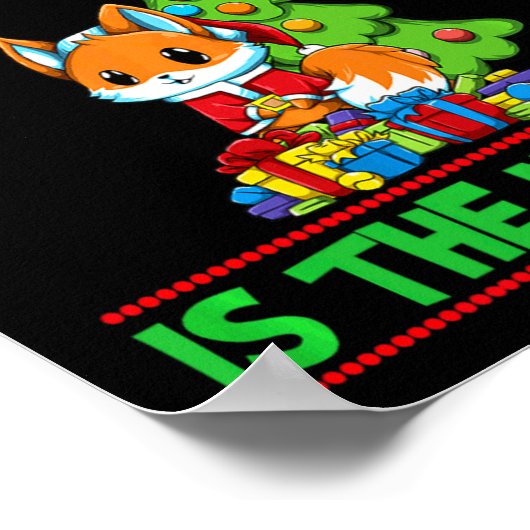 Naughty Is The New Nice Christmas Santa Xmas Premi Poster (Hoek)