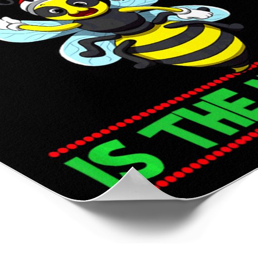 Naughty Is The New Nice Christmas Santa Xmas Premi Poster (Hoek)