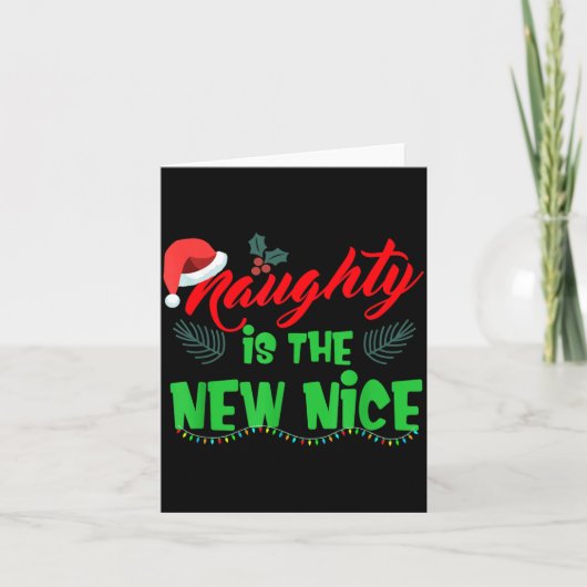 Naughty Is The New Nice  Kaart (Voorkant)