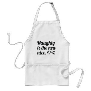Naughty Is The New Nice Standaard Schort