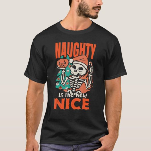 Naughty Is The New Nice T-shirt (Voorkant)