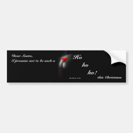 Naughty Joke Sexy Pinup Christmas Bumpersticker