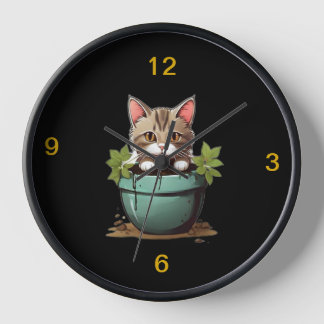 Naughty Kat Clock