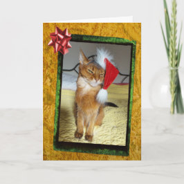 Naughty Kat kerst Kaart
