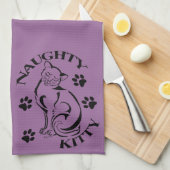 Naughty Kat Kitchen Towel Theedoek (Quarter Fold)