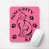 Naughty Kat Mousepad Muismat (Met muis)