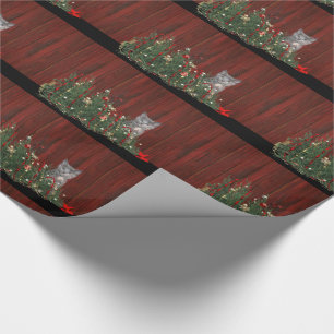Naughty Kerstkitten Cadeaupapier