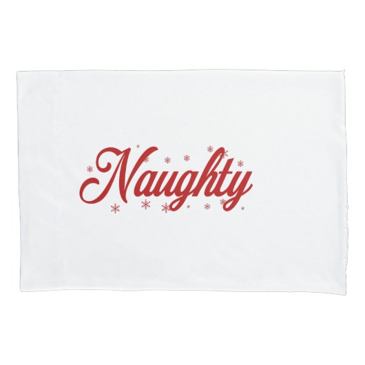Naughty kerstpaar kussensloop (Voorkant)