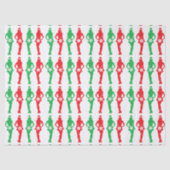 Naughty Kerstwinkels Tissuepapier (Voorkant)