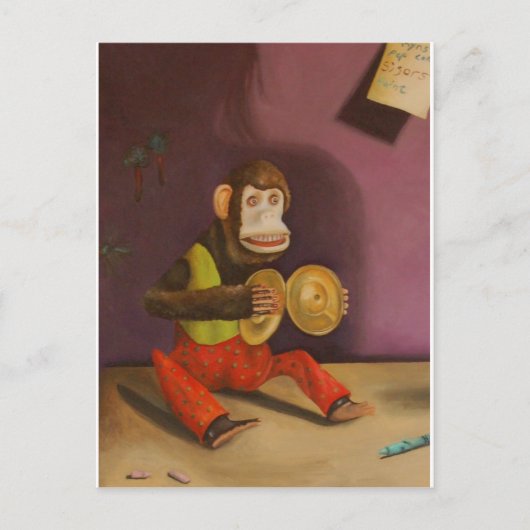 naughty kind detail (aap) briefkaart (Voorkant)
