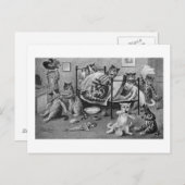 Naughty Kittens, Louis Wain Briefkaart (Voorkant / Achterkant)