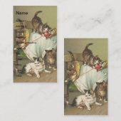 Naughty Kittens Visitekaartje (Voorkant / Achterkant)