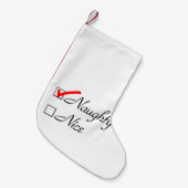 Naughty Kleine Kerstsok (Voorkant (Hangend))