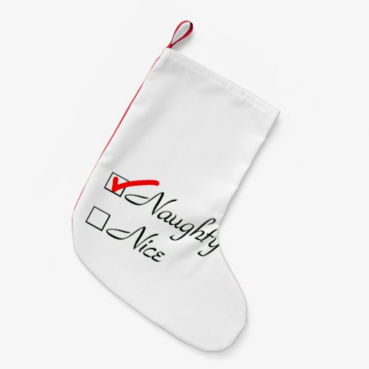 Naughty Kleine Kerstsok (Voorkant (Hangend))