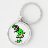 Naughty Leprechaun op je Sleutelhanger (Voorkant)