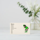 Naughty Leprechaun Visitekaartje (Staand voorkant)