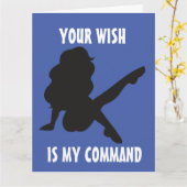 NAUGHTY Lil Dirty VERJAARDAG VOOR MAN KAARTEN (Gele Bloem)