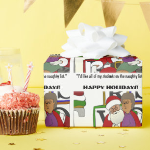 Naughty List Cadeaupapier