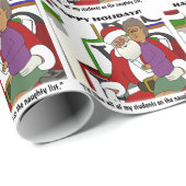 Naughty List Cadeaupapier (Rol Hoek)