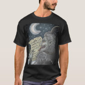 Naughty List CHRISTMAS KRAMPUS T-SHIRT Customize (Voorkant)